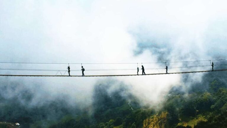 El Puente Colgante de Tlatlauquitepec