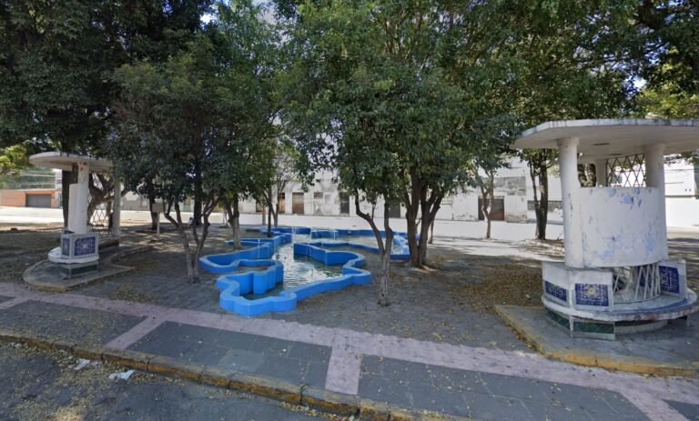 El parque de las letras en Puebla, un rincón olvidado